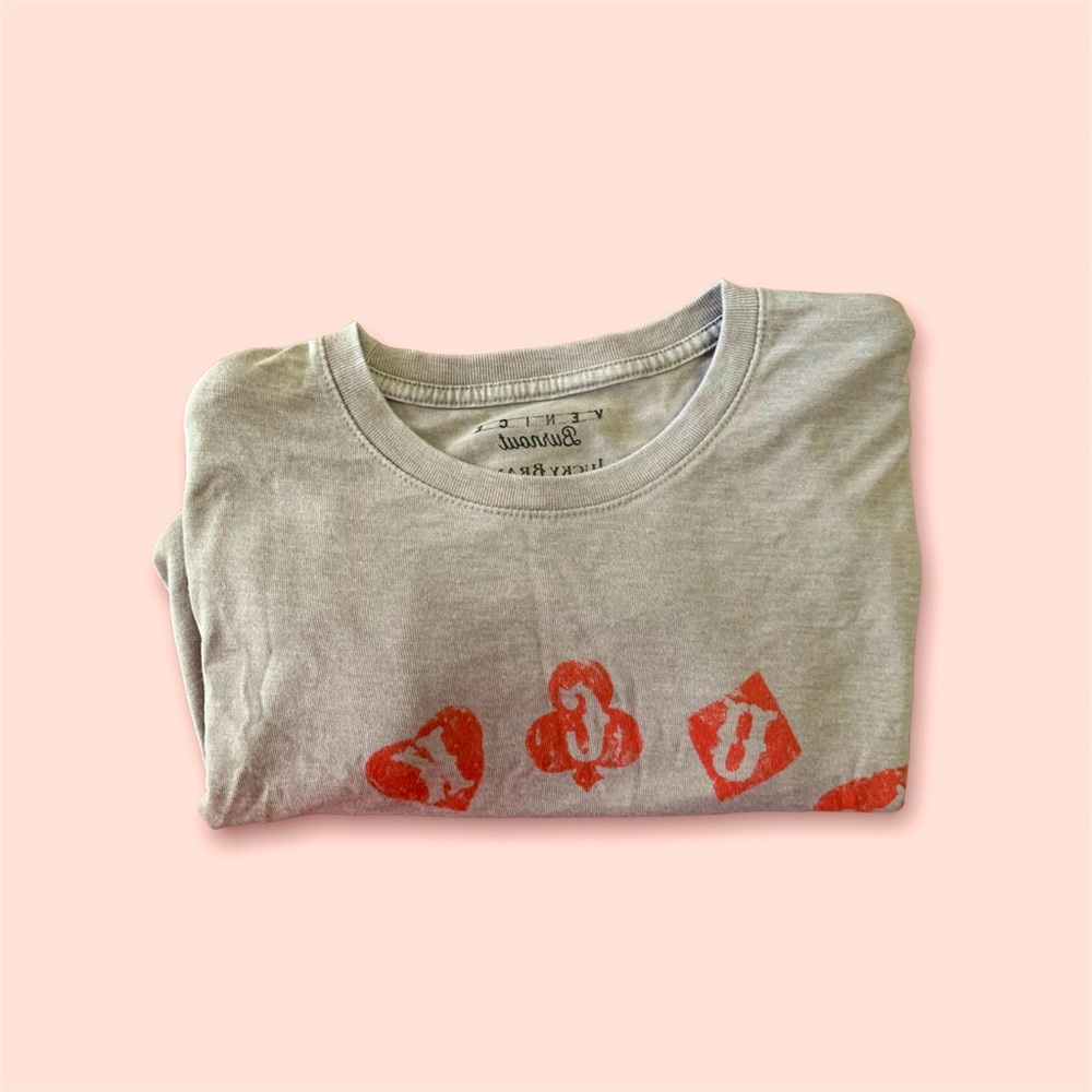 Venice  Burnout Lucky Brand T-Shirt - Picture 3 of 3
